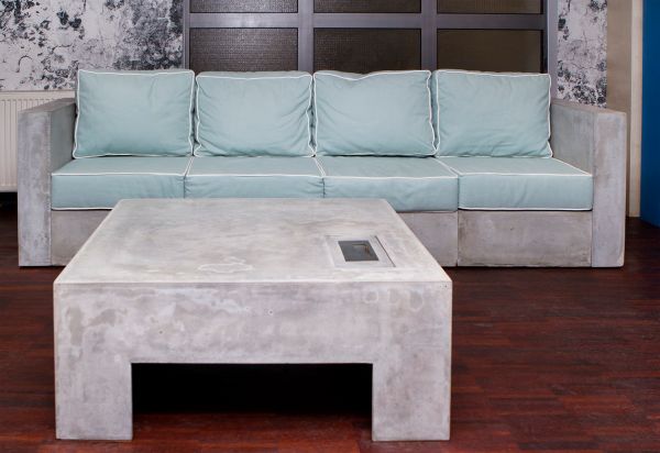 Sofa z betonu, fot. Morgan & Möller